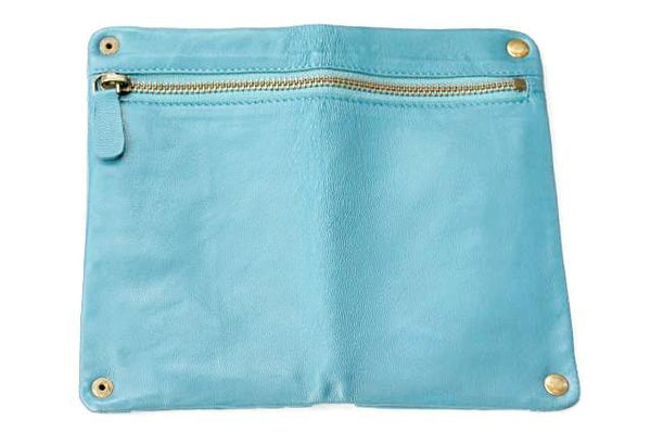 zip detail wallet - large - blue - Makers & Providers