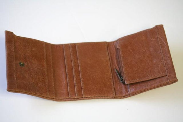 fold wallet - antique tan - Makers & Providers