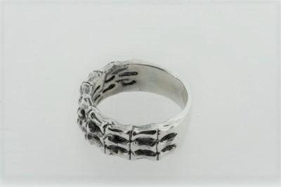 bone detail ring - sterling silver - Makers & Providers