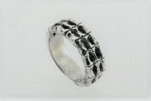bone detail ring - sterling silver - Makers & Providers