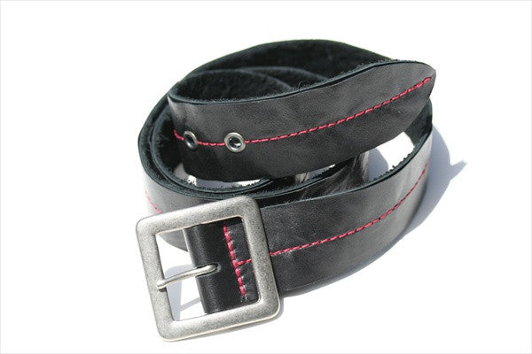 centre stitch belt - red stitch - Makers & Providers