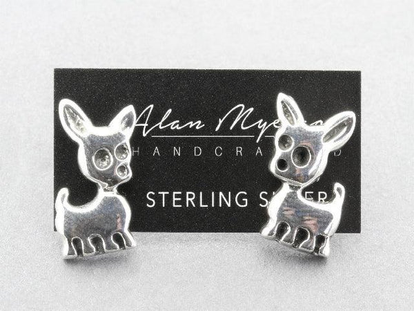 chihuahua stud - sterling silver - Makers & Providers