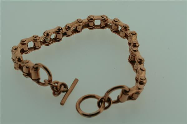 copper bycicle chain bracelet - Makers & Providers