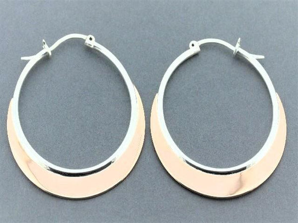Large hoop - copper and silver - Makers & Providers
