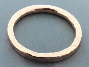 circular battered bangle - copper - large - Makers & Providers