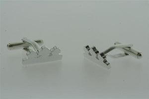 Sterling Silver Crown Cufflink - Makers & Providers