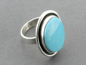 turquoise silver ring