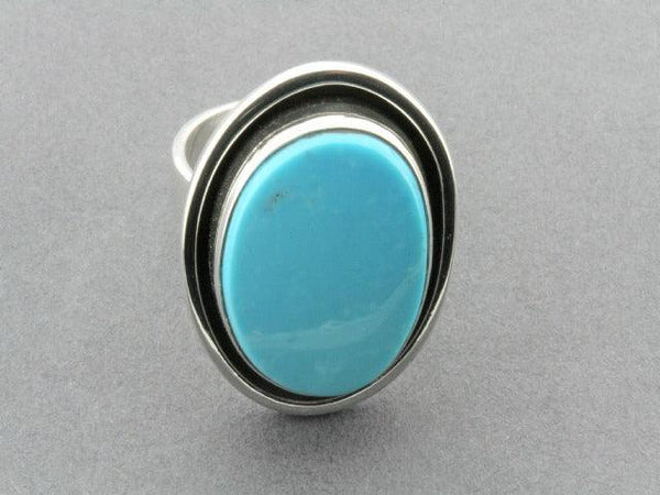 turquoise silver ring