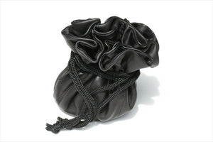 draw string jewellery pouch - black - Makers & Providers