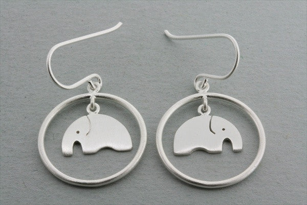elephant hoop earring - Makers & Providers