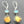 Load image into Gallery viewer, amber &amp; topaz silver earrings
