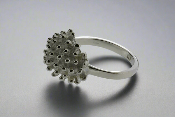 fizzy bubble ring - white