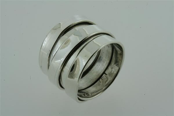 flat knot ring - sterling silver - Makers & Providers