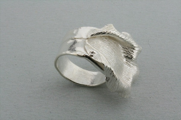 foiled leaf ring