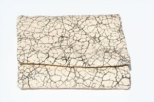 fold wallet - ivory crackle - Makers & Providers