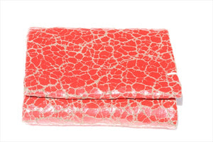 fold wallet - red crackle - Makers & Providers