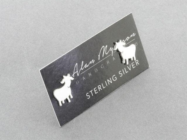 Goat stud - sterling silver - Makers & Providers