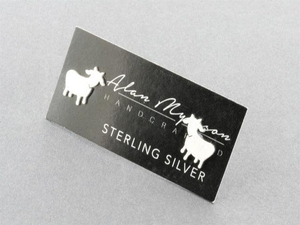 Goat stud - sterling silver - Makers & Providers