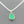 Load image into Gallery viewer, Green onyx teardrop silver pendant necklace
