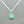 Load image into Gallery viewer, Green onyx teardrop silver pendant necklace
