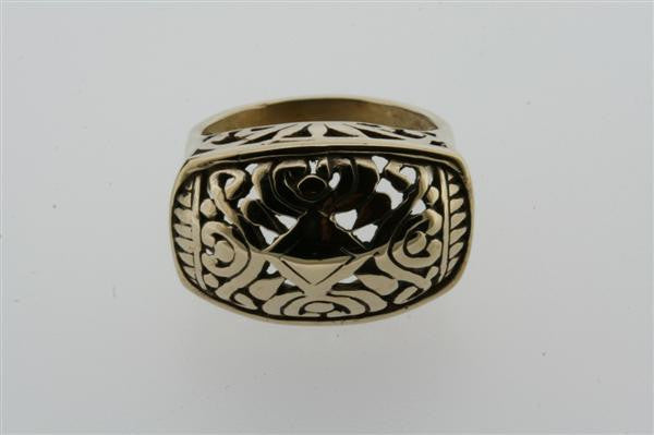 hindu ring - bronze