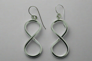 infinity earrings - sterling silver - Makers & Providers