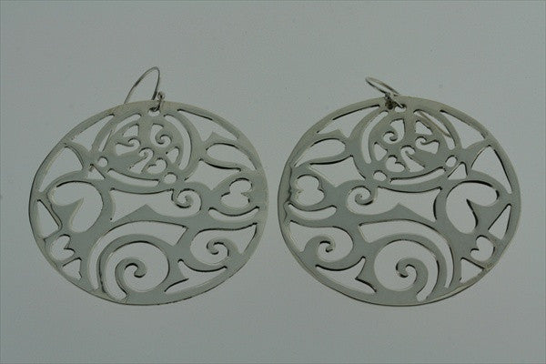 intricate cutout circle earring - Makers & Providers