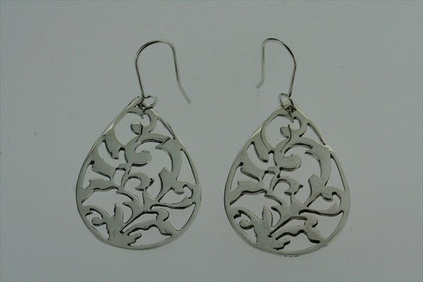 intricate cutout teardrop earring - Makers & Providers