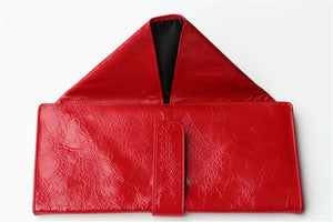 large envelope wallet - patent red - Makers & Providers