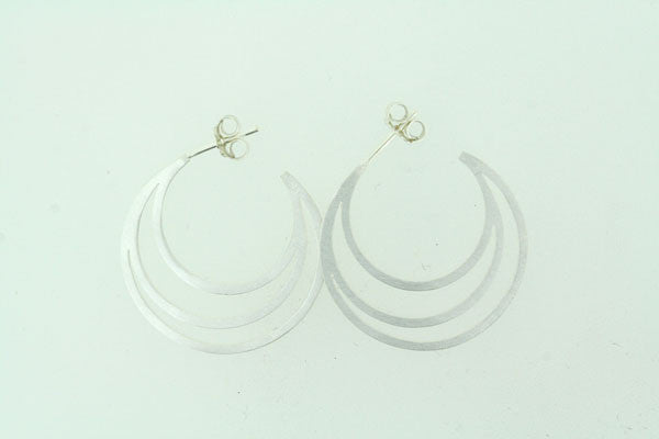 large moon cutout earring - Makers & Providers