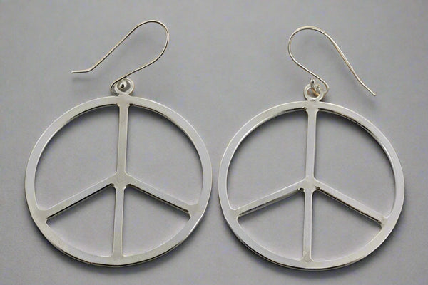 large peace earring - Makers & Providers