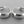 Load image into Gallery viewer, Large clean convex earring hoop stud - sterling silver
