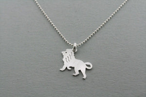 lion pendant on 55cm ball chain - Makers & Providers