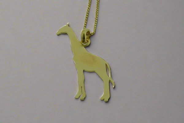 little giraffe necklace - gold plated - Makers & Providers