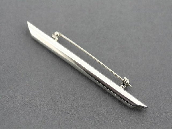reed broach - sterling silver