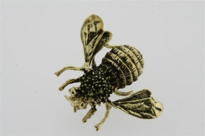 Bee brooch - brass - Makers & Providers
