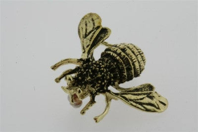 Bee brooch - brass - Makers & Providers