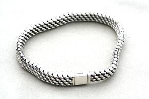 Sterling Silver mesh link bracelet - Makers & Providers