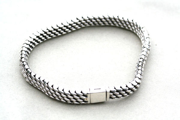 Sterling Silver mesh link bracelet