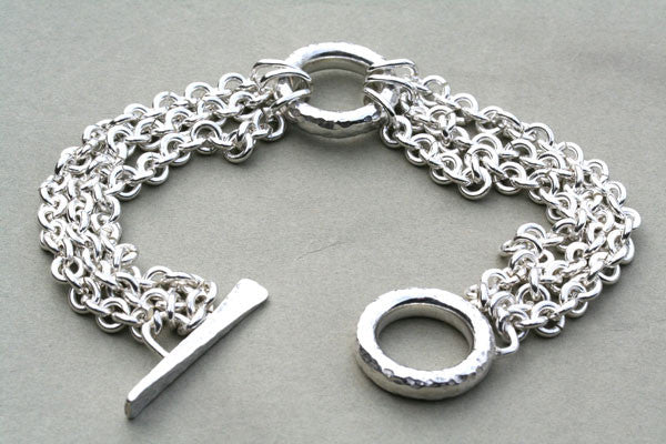 chain & ring bracelet