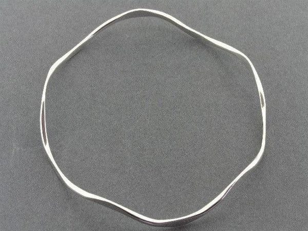 wavey bangle - sterling silver - Makers & Providers