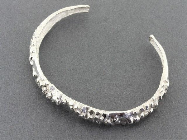 Druzy cuff - silver - Makers & Providers