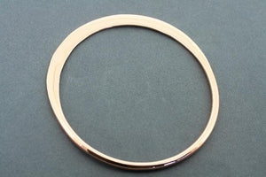 copper flattened bangle - Makers & Providers