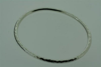 narrow oval battered bangle - Makers & Providers