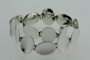 concave pebble bracelet - polished - Makers & Providers