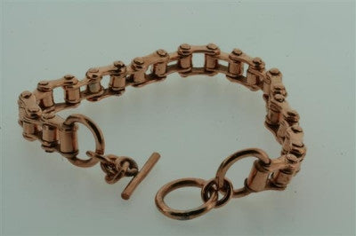 copper bycicle chain bracelet - Makers & Providers
