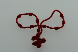 string rosario bracelet - red - Makers & Providers