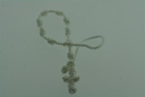 string rosario bracelet - white - Makers & Providers