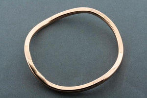 crinkle copper bangle - narrow - Makers & Providers