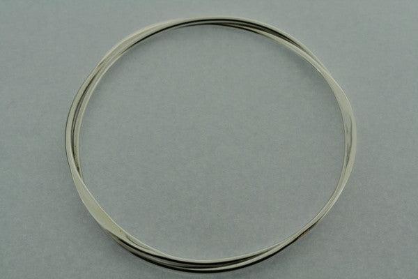 2 x interlinked flattened bangle - Makers & Providers